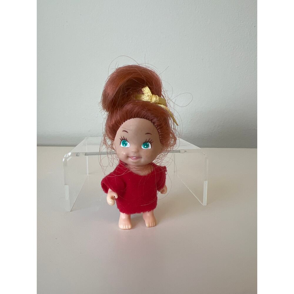 Tyco Baby Quints Quintuplets 2.5" Replacement Doll Auburn Hair Green Eyes